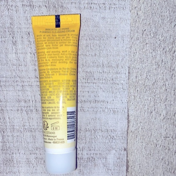 L’occitane facial foaming cleansing cream 0.5 ounce imortelle divine - Picture 3 of 3